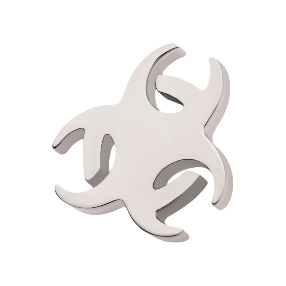 Titanium Internally Threaded Biohazard Top