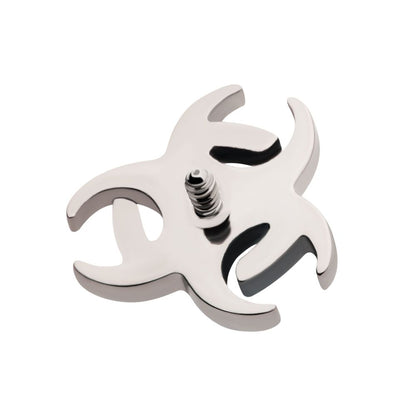 Titanium Internally Threaded Biohazard Top