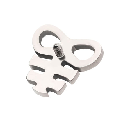 Titanium Internally Threaded Leviathan Cross Top