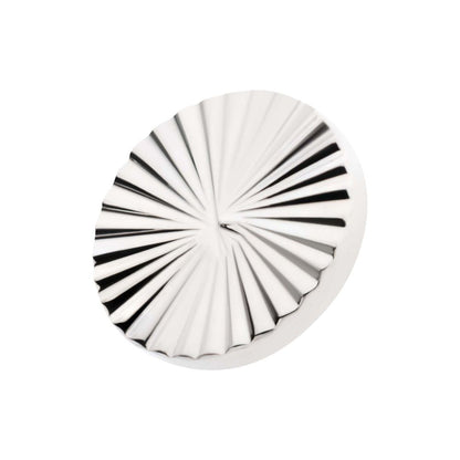 Titanium Internally Threaded Corrugated Round Top