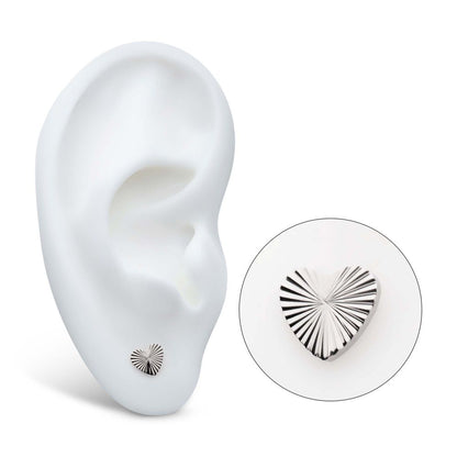 Titanium Internally Threaded Corrugated Heart Top