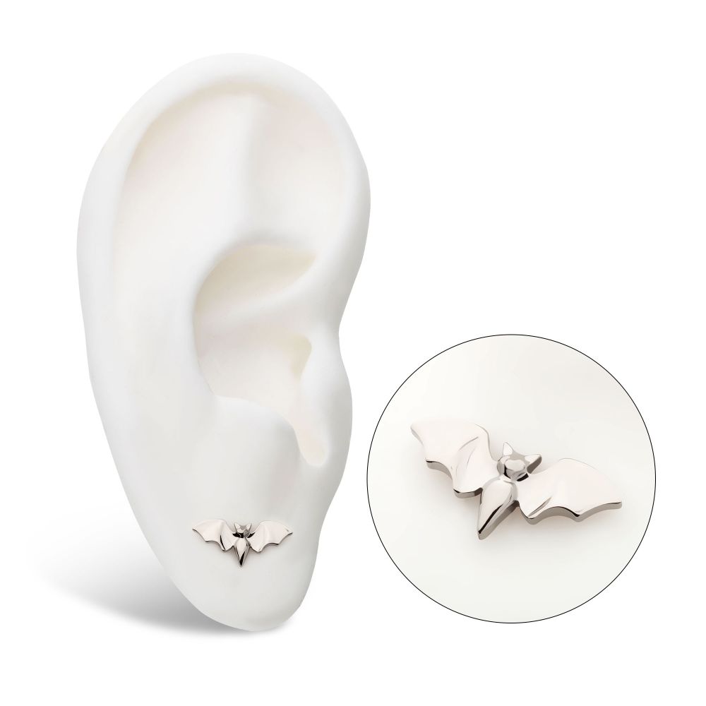 Titanium Internally Threaded Bat with Open Wings Top