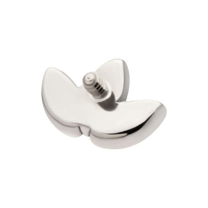 Titanium Internally Threaded Fan Shape Petals 3-Cluster Top