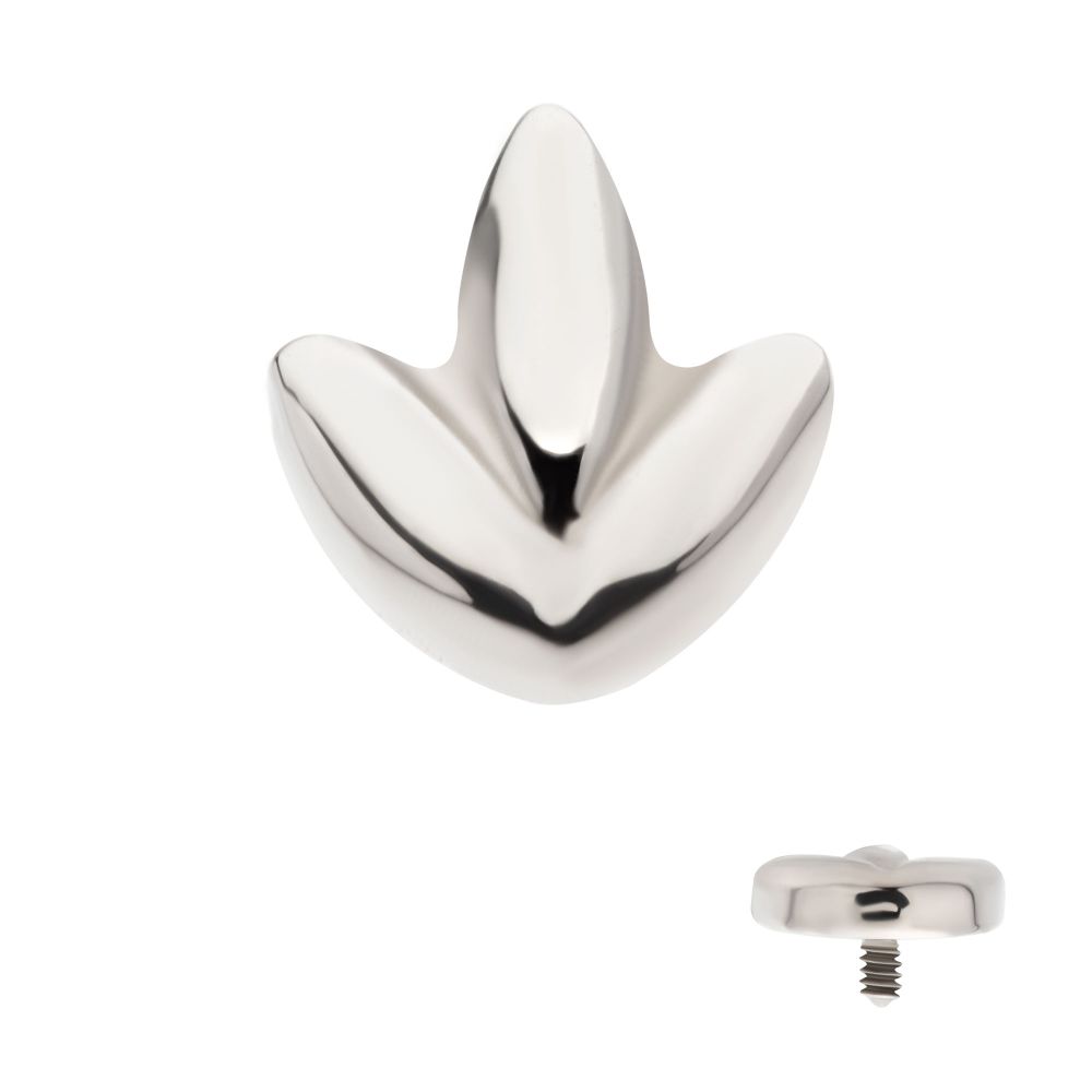 Titanium Internally Threaded 3 Petal Shape Cluster Top