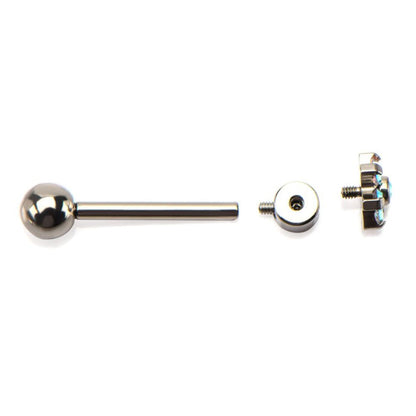 Titanium Internally Threaded Body Jewelry Adapter
