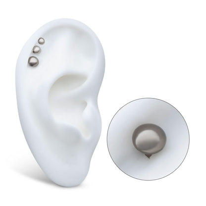 Titanium Internally Threaded UFO Shape Disk Top