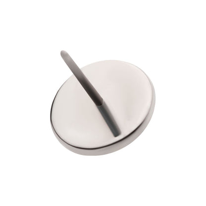 Titanium Threadless Hammered Disk Top