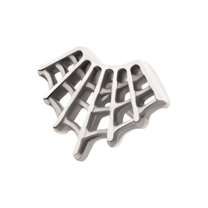Titanium Threadless Fan Shape Spiderweb Top