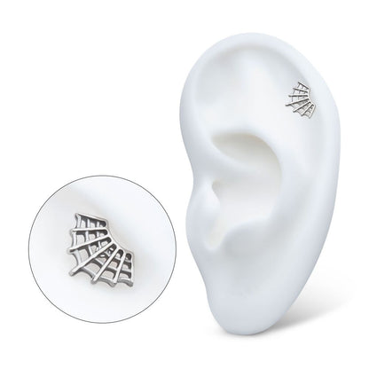 Titanium Threadless Fan Shape Spiderweb Top