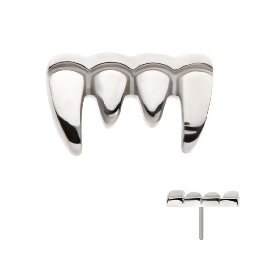Titanium Threadless Fangs Top