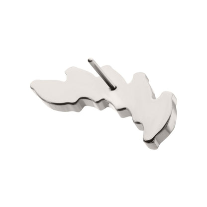 Titanium Threadless 5 Marquise Staggered Cluster Prong Gem Top