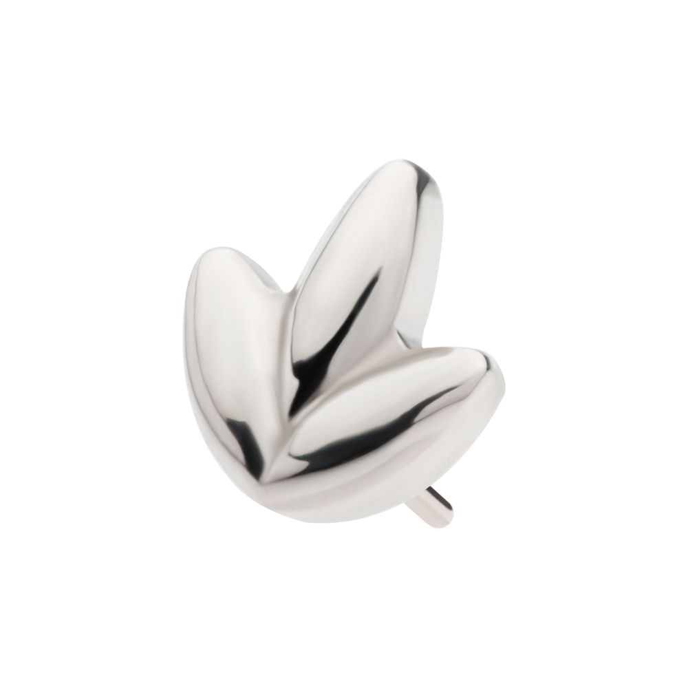 Titanium Threadless 3 Petal Shape Cluster Top