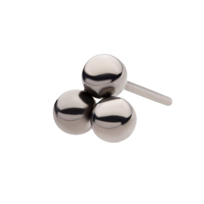 Titanium Threadless Trinity Ball Top
