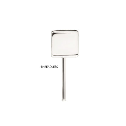 Titanium Threadless 3D Cube Top