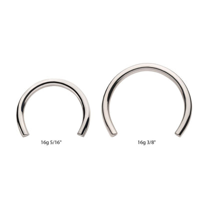 Titanium Threadless Circular Bar Only
