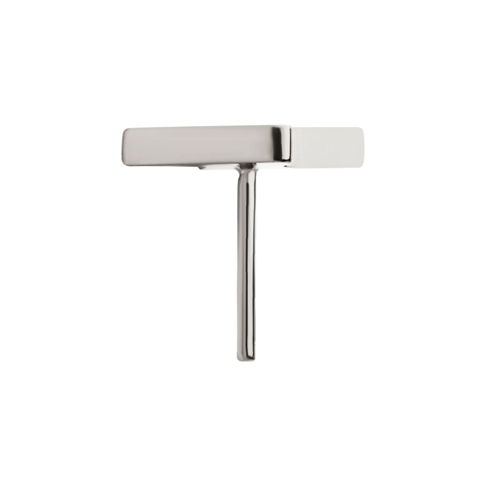 Titanium Threadless with Short Lightning Bolt Top