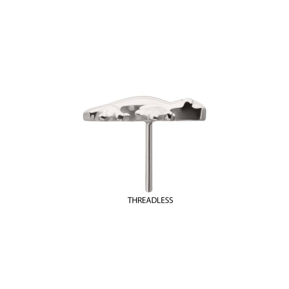 Titanium Threadless Frog Top