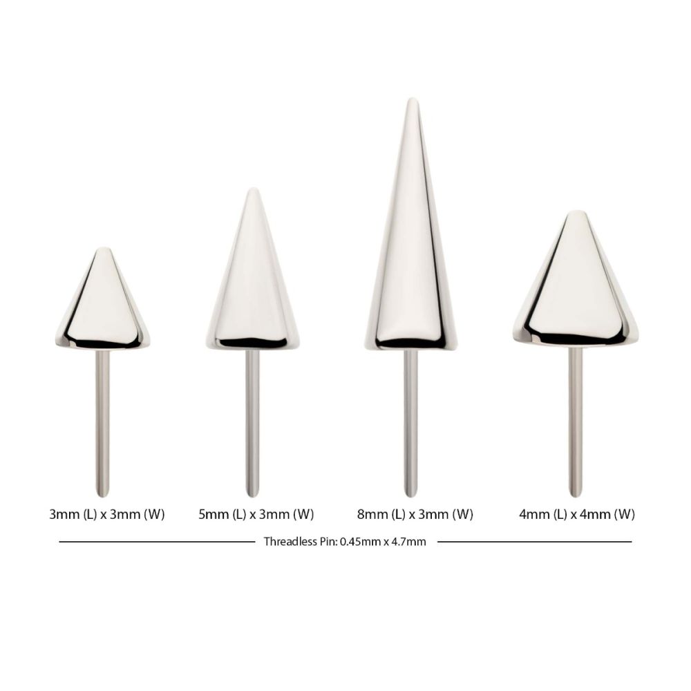 Titanium Threadless Spike Top