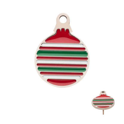 Titanium Threadless Christmas Ornament Top
